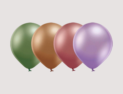 B105 METAL - CRYSTAL DEKORACIJSKI BALONI - 30CM - 12inch - 15l