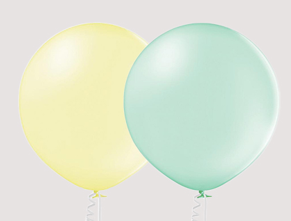 B250 PASTELNI DEKORACIJSKI BALONI - 60CM - 24inch - 114l