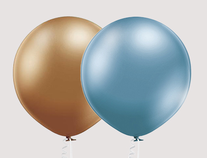 B250 GLOSSY - METAL - CRYSTAL DEKORACIJSKI BALONI -  60CM - 24inch - 114l 