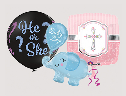 BALONI ZA ROJSTVO IN KRST